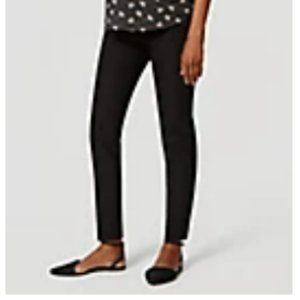 LOFT Maternity Essential Skinny Ankle Pants Black Style #:414654 Size: 14